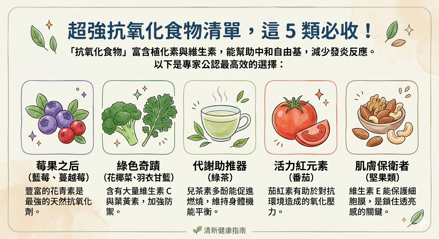 抗氧化食物